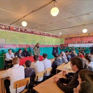 Урок мужества МКОУ «Кугская СОШ им.Б.Байрамбекова»